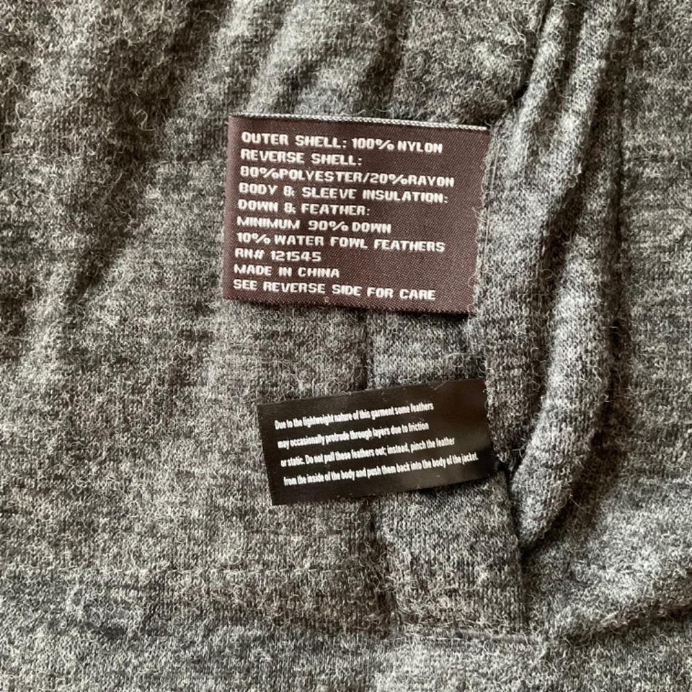 Michael Kors Zip Down Reversible Puffer Navy Grey… - image 8